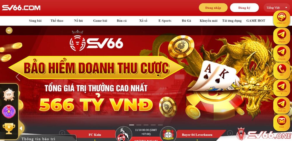 Trang chủ trực tuyến chính thức của SV66